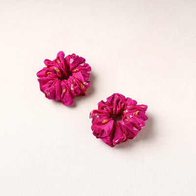 Handmade Fabart Rubber Band/Scrunchies (Set of 2) 37
