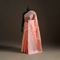 Hand Embroidered Terivoile Cotton Lucknowi Chikankari Saree 19