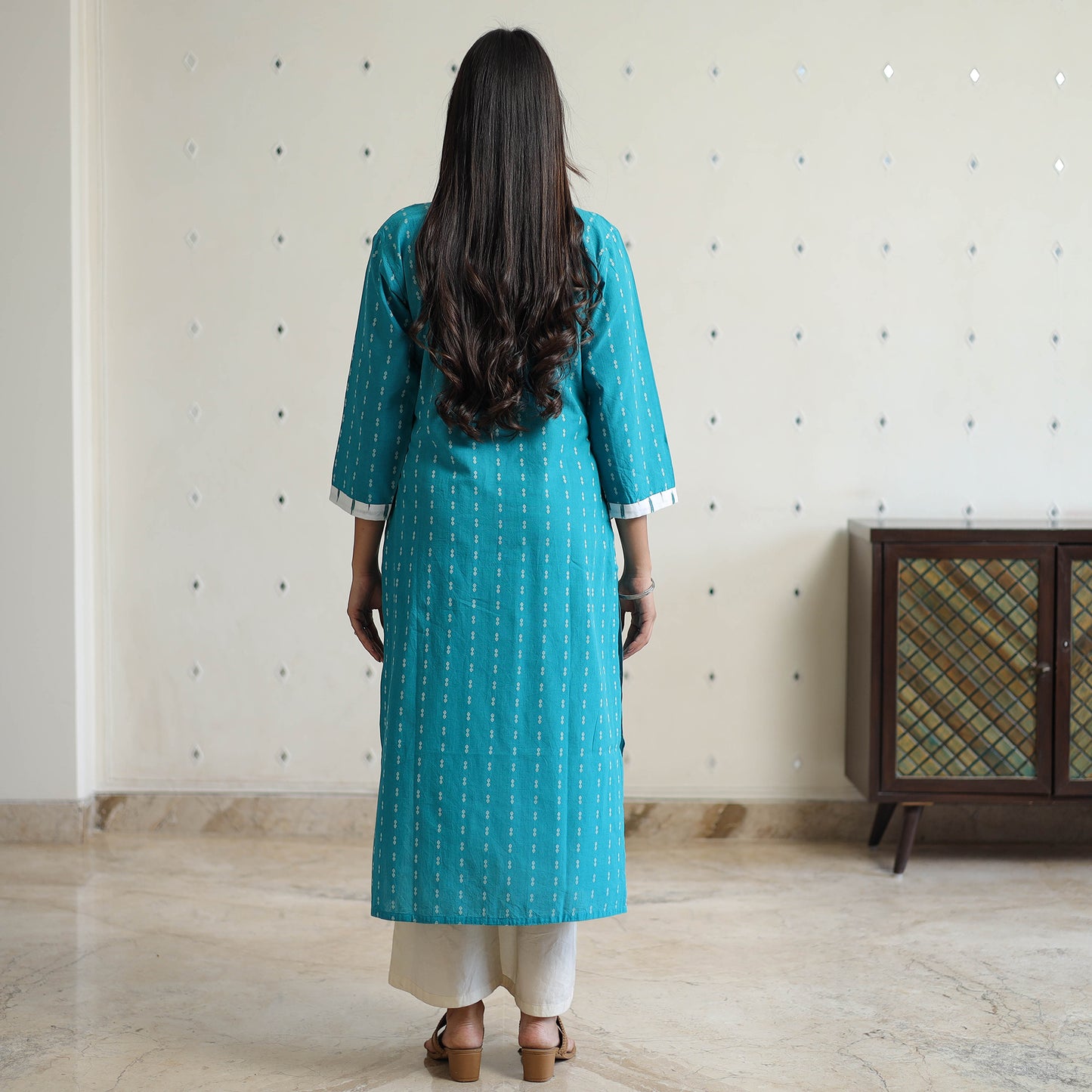 jacquard kurta