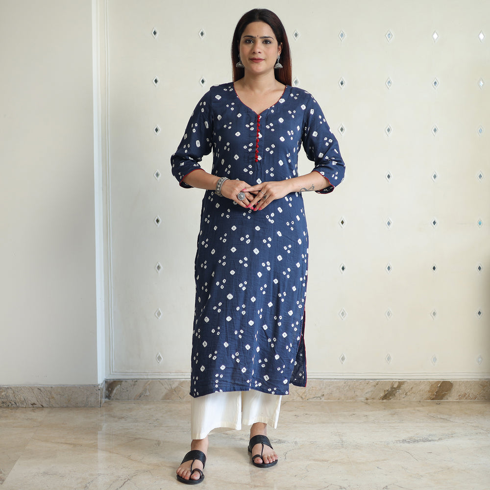 bandhani kurta