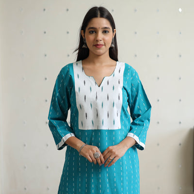 jacquard kurta