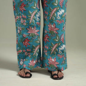 Sanganeri Floral Printed Cotton Night Suit for Women 04