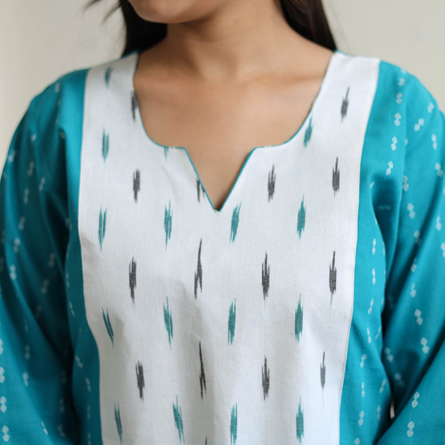 jacquard kurta