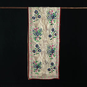 Ranihati Chanderi Silk Hand Embroidered Stole 60