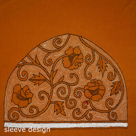 Bengal Kantha Hand Embroidered Cotton Blouse Piece 75