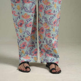 Sanganeri Floral Printed Cotton Night Suit for Women 07