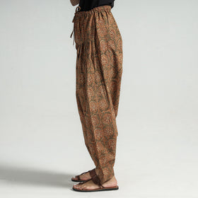 Buy Kalamkari Block Printed Cotton Elasticated Salwar Online at iTokri.com