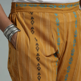 Buy Jacquard Weave Cotton Elasticated Pant Online at iTokri.com