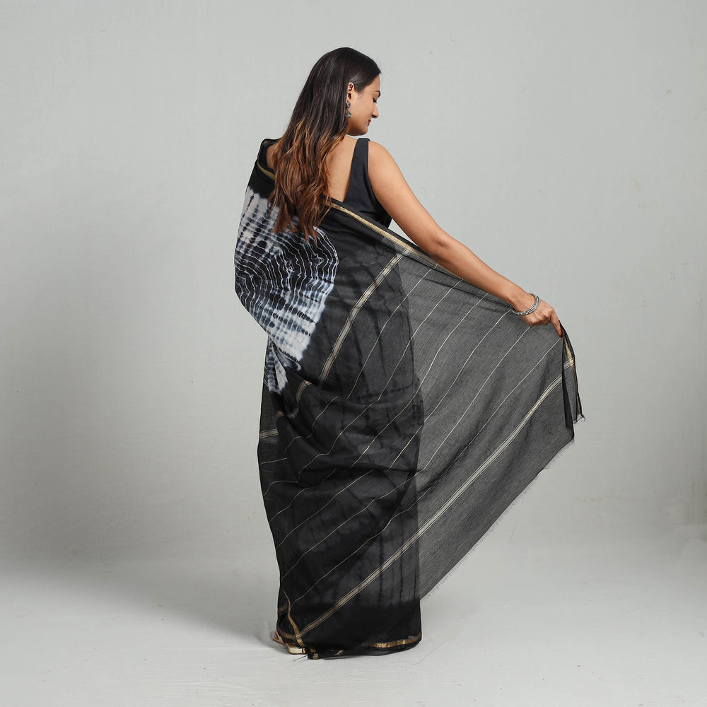 shibori silk saree