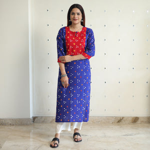 bandhani kurta