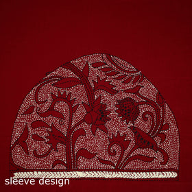 Bengal Kantha Hand Embroidered Cotton Blouse Piece 71