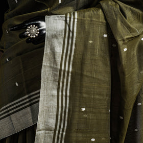 Green - Traditional Handloom Chanderi Silk Saree 14