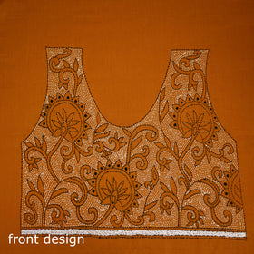 Bengal Kantha Hand Embroidered Cotton Blouse Piece 70