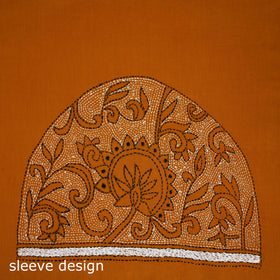 Bengal Kantha Hand Embroidered Cotton Blouse Piece 70