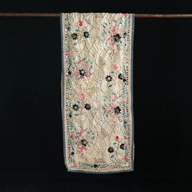 Ranihati Chanderi Silk Hand Embroidered Stole 42
