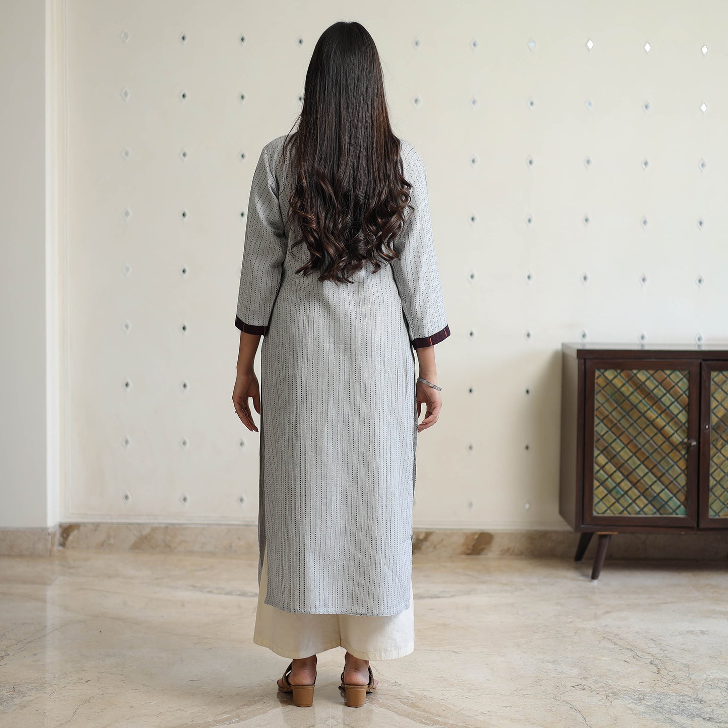 jacquard kurta
