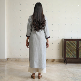 jacquard kurta