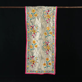 Ranihati Chanderi Silk Hand Embroidered Stole 40