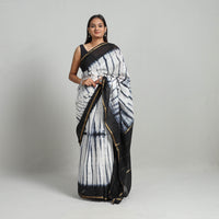 shibori silk saree