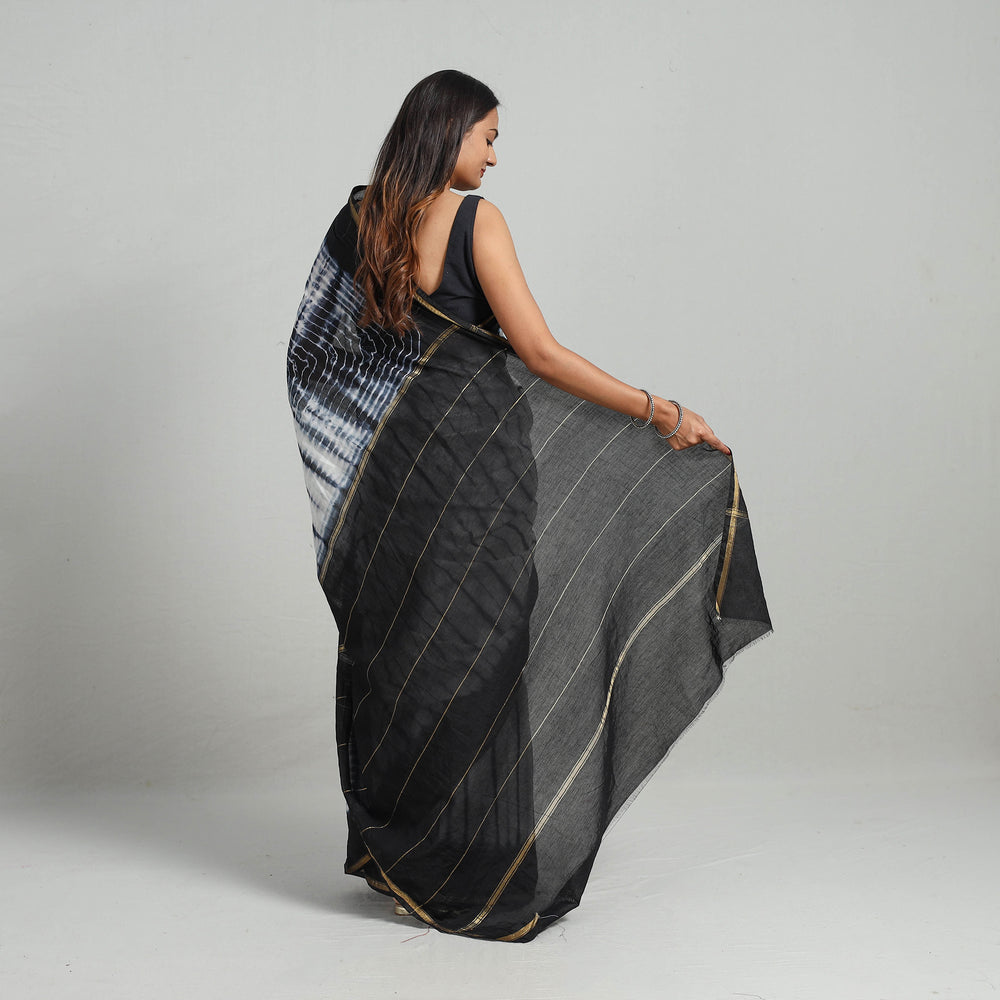 shibori silk saree