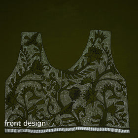 Bengal Kantha Hand Embroidered Cotton Blouse Piece 65