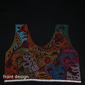 Bengal Kantha Hand Embroidered Cotton Blouse Piece 64