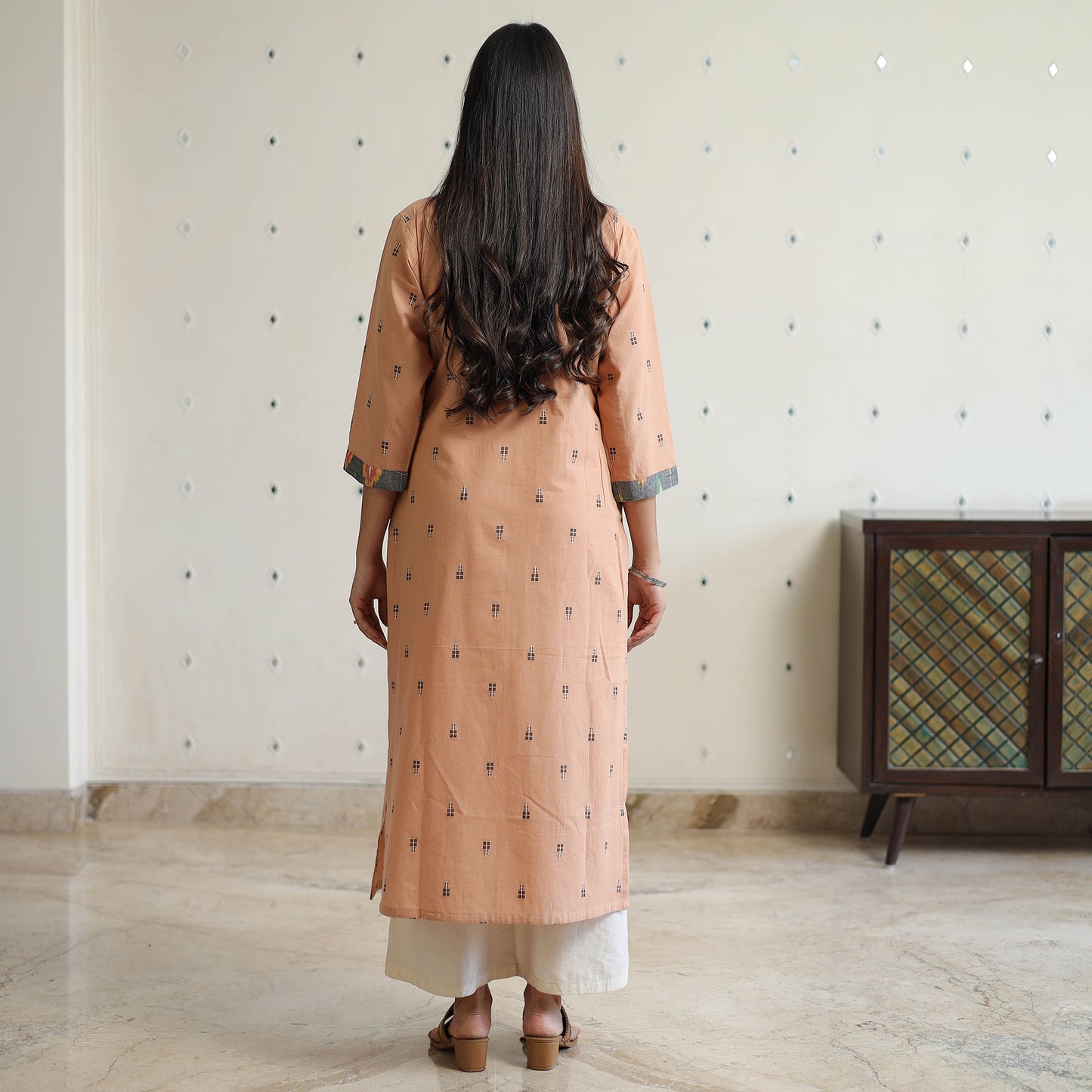 jacquard kurta