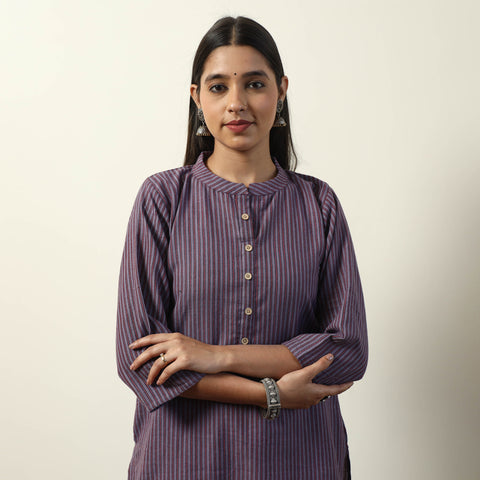 Buy  Jhiri Handloom Cotton Straight Long Kurta Online l iTokri.com