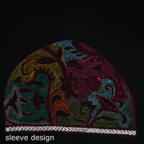 Bengal Kantha Hand Embroidered Cotton Blouse Piece 64