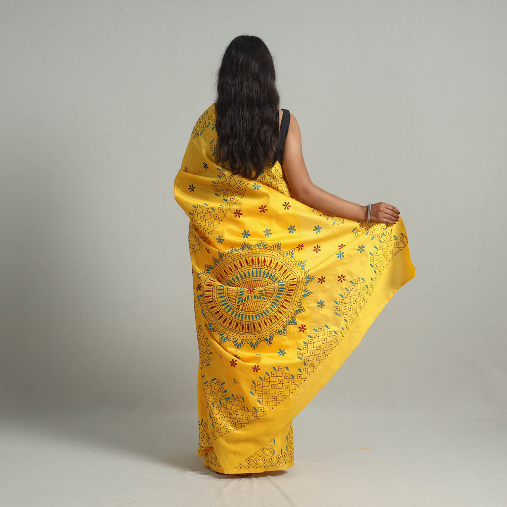 Kantha Embroidery Saree 