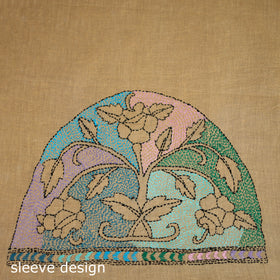 Bengal Kantha Hand Embroidered Cotton Blouse Piece 63