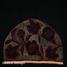 Bengal Kantha Hand Embroidered Cotton Blouse Piece 62