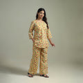 Sanganeri Floral Printed Cotton Night Suit for Women 03