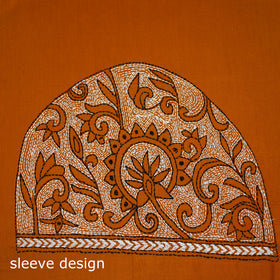 Bengal Kantha Hand Embroidered Cotton Blouse Piece 61