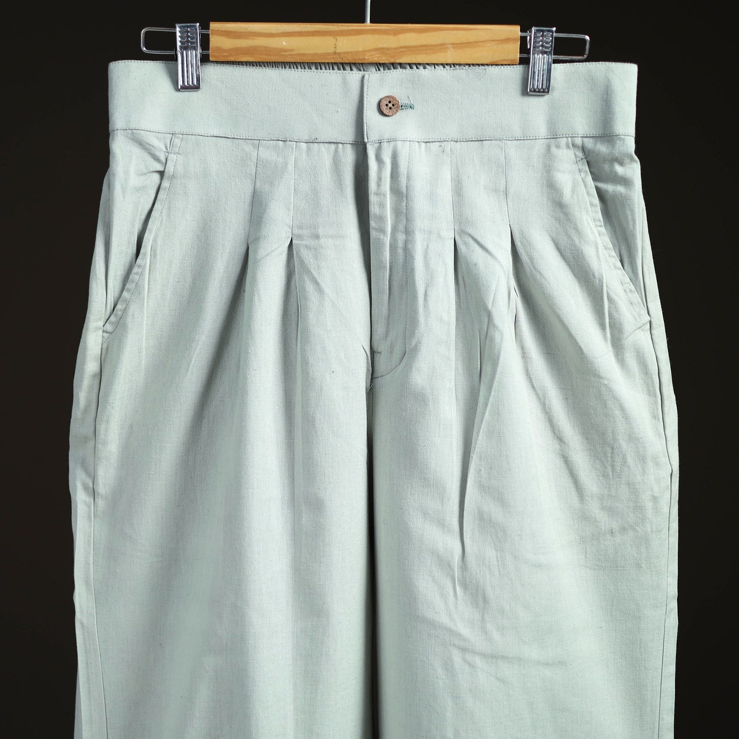Flex Cotton Elasticated Plain Pant for Women 10