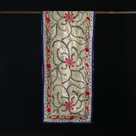 Ranihati Chanderi Silk Hand Embroidered Stole 25