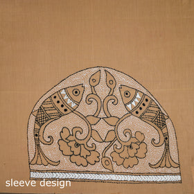 Bengal Kantha Hand Embroidered Cotton Blouse Piece 57