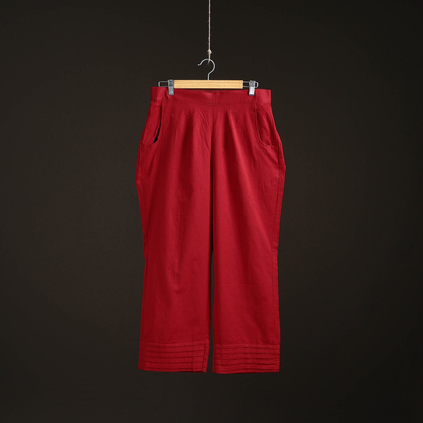 Flex Cotton Elasticated Plain Pant for Women 13