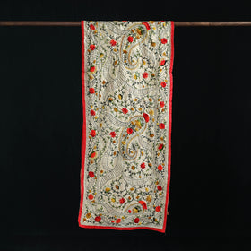Ranihati Chanderi Silk Hand Embroidered Stole 17