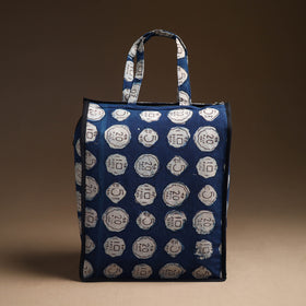 Blue Handcrafted Cotton Shopping Bag 07