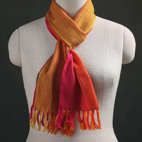 Multicolor - Kumaun Handwoven Pure Merino Wool Scarf 165
