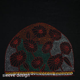 Bengal Kantha Hand Embroidered Cotton Blouse Piece 54