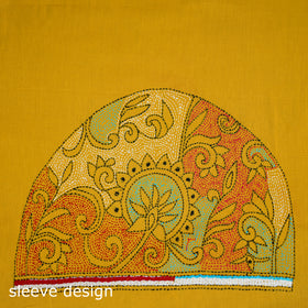 Bengal Kantha Hand Embroidered Cotton Blouse Piece 53