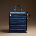 Blue Handcrafted Cotton Shopping Bag 09
