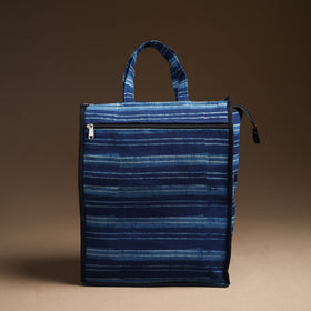 Blue Handcrafted Cotton Shopping Bag 09