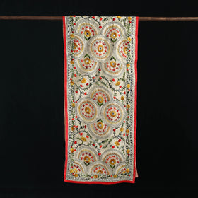 Ranihati Chanderi Silk Hand Embroidered Stole 12