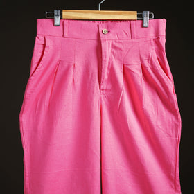 Flex Cotton Elasticated Plain Pant for Women 06