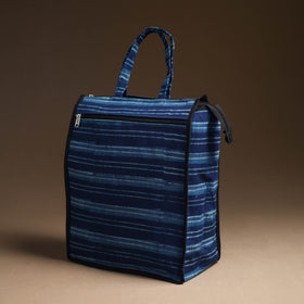 Blue Handcrafted Cotton Shopping Bag 09