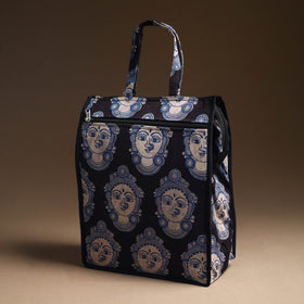 Black Handcrafted Cotton Shopping Bag 10