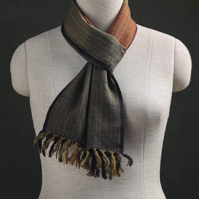 Multicolor - Kumaun Handwoven Pure Merino Wool Scarf 175
